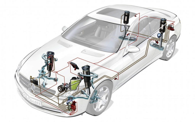 Мерседес ремонт пневмоподушек